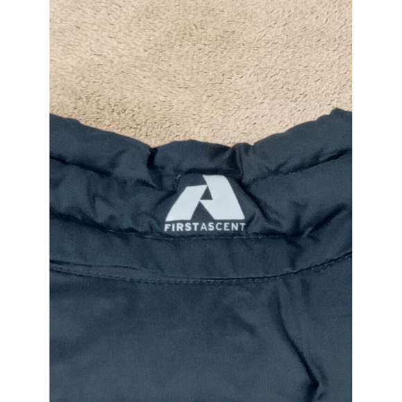 Eddie Bauer First Ascent StormDown 800 Puffer Vest Men XL Black Orange Lining - Picture 8 of 16